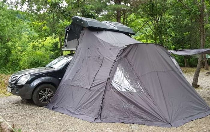 루프탑텐트 ACT2 응급조치